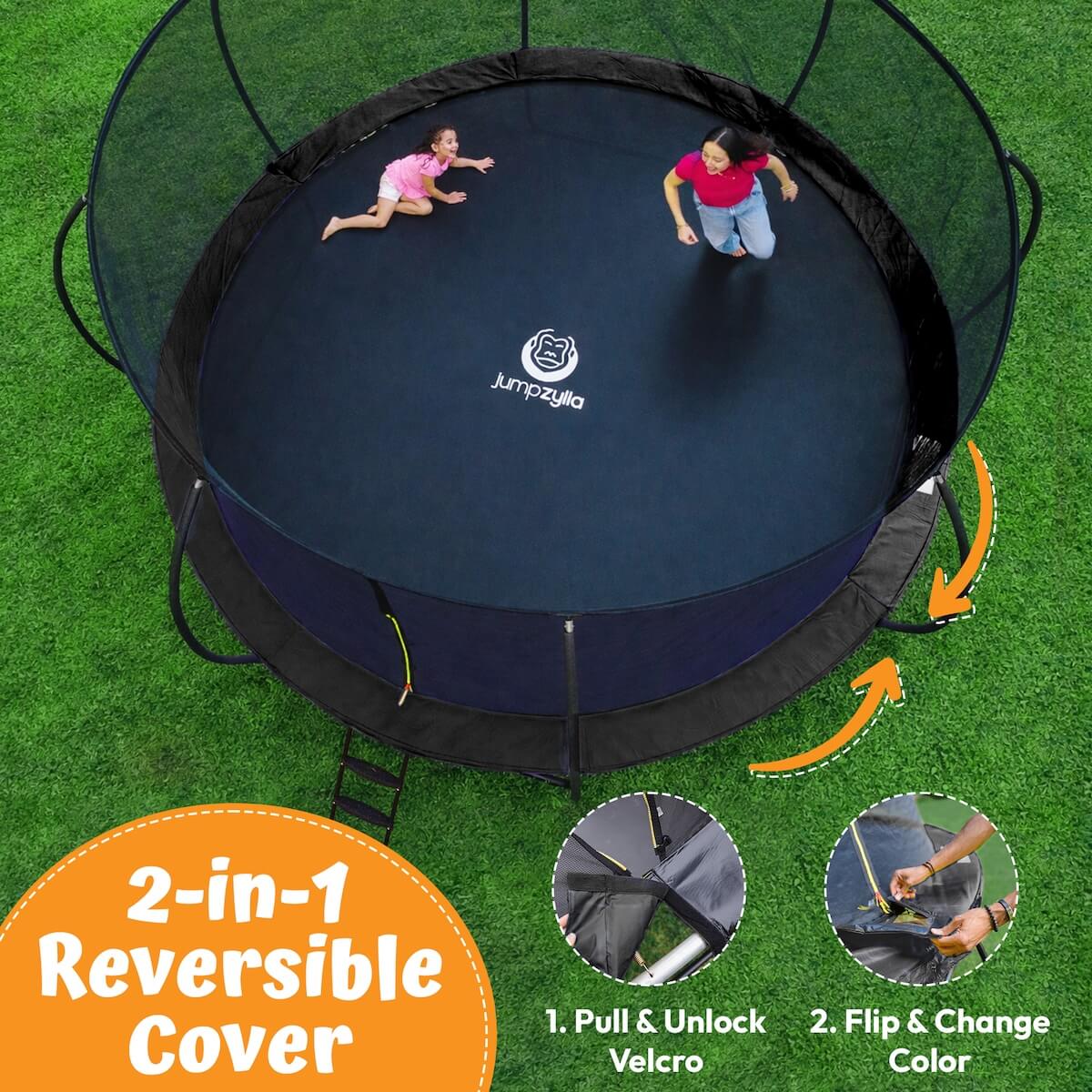 Jumpzylla Trampoline 2 in 1 Reversible Cover 