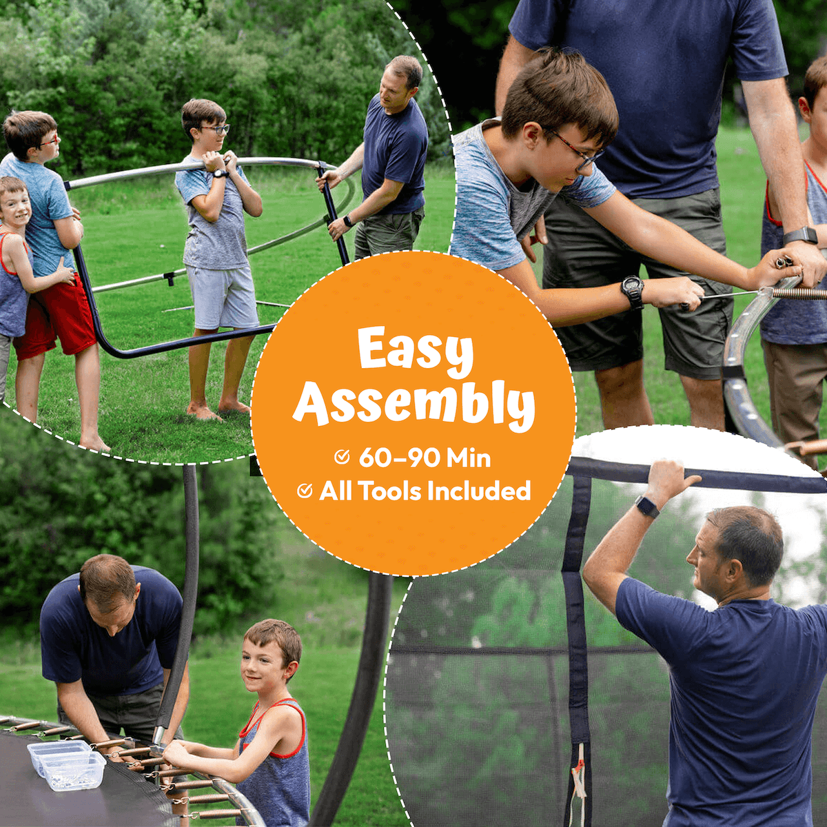 Jumpzylla Trampoline Easy Assembly 