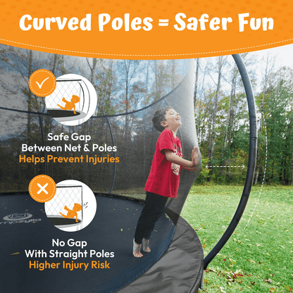 Jumpzylla Trampoline Curved Poles
