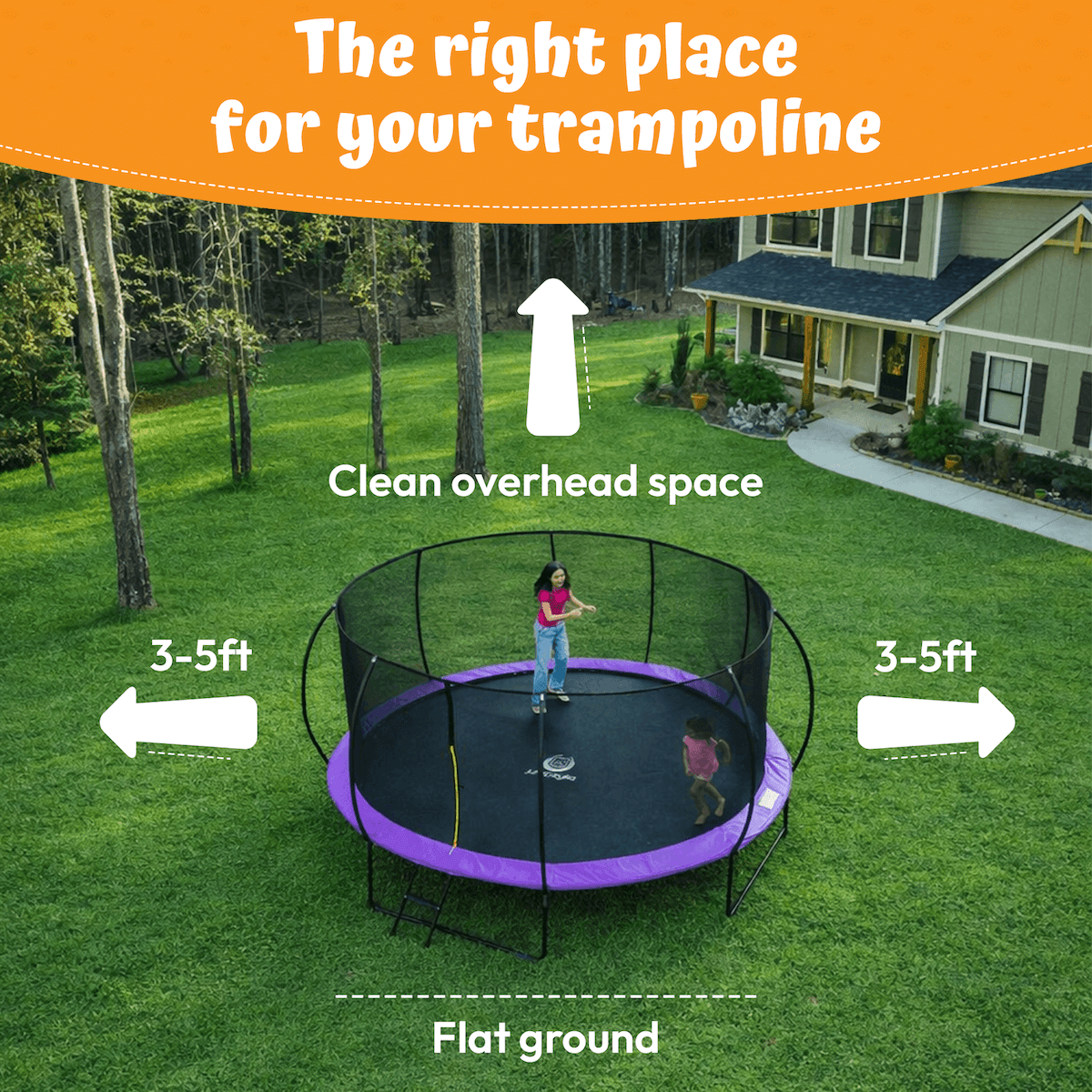 Jumpzylla Trampoline space guide